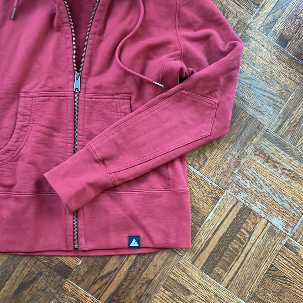American Giant Classic Full Zip Hoodie Bonfire Red NWOT - Picture 5 of 7
